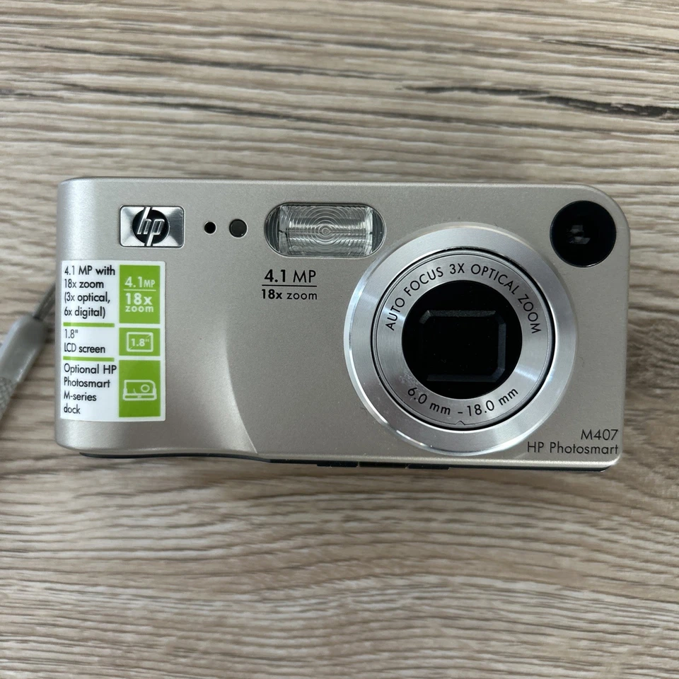 HP photosmart M407 4.1 MP Digitalkamera - Bild 2 von 4