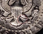 1983P Kennedy Half Dollar error coin -- No "FG" initials