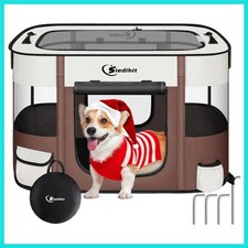 Cat Pet Puppy Pen,Portable Playpens for Dogs Indoor Outdoor Travel Camping Us...
