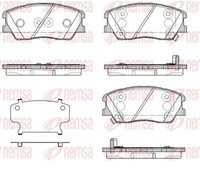 Remsa Bremsbelagsatz Scheibenbremse 1884.02 FüR KIA Soul 3 SK3 Cargo Mpi GDI