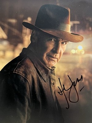 HARRISON FORD : INDIANA JONES & THE DIAL OF DESTINY Hand signed 8x10 photo COA