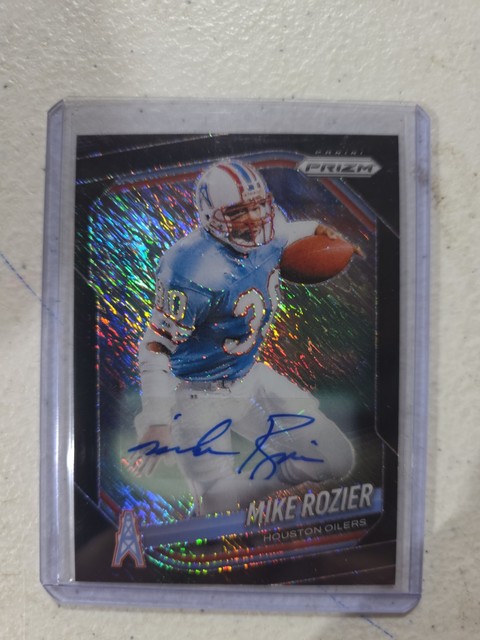 1/1 Masterpiece Mike Rozier 2025 Black Prizm Auto 1/1 Nebraska Houston