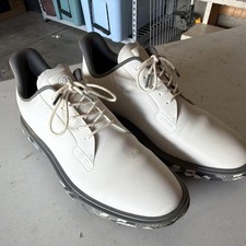 G/FORE MG4 Men's Spiked Golf Shoes White/Gray Lace Up US 10.5 GMF000076