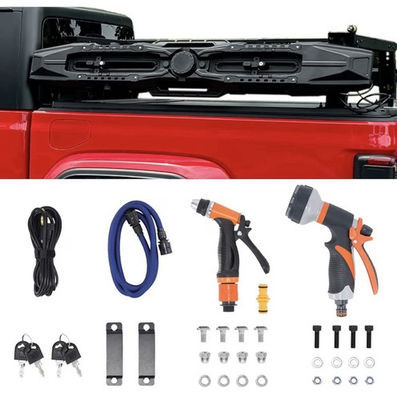 #ad Just V Portable Cold Water Pressure Washer Kit Black w Hose Gun Brush $224.99