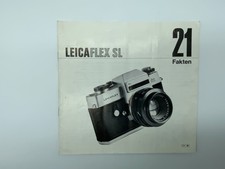 Leitz Leica Flex SL 21 Facts Catalog Catalog German