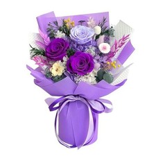 Valentines Day Gifts for Her, Flowers for Delivery, Preserved Flowers Purple