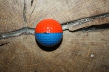VINTAGE BLUE AND RED PING GOLF BALL