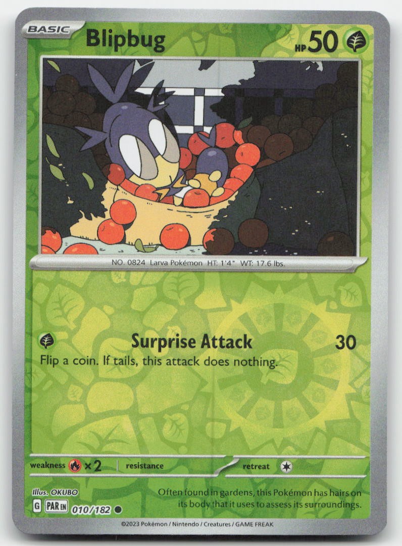 Blipbug Reverse Holo SV04: Paradox Rift 010/182 NM