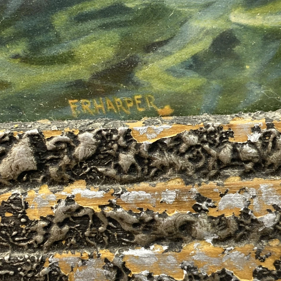 Frank Robert F.R. enmarcado Faro de pescador en el mar con estampado Harper de colección Foto 4 de 4