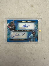 2024 Topps Inception Jordan Lawlar Junior Caminero Dual Auto 5/5 Blue SSP SP RC