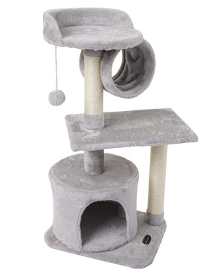 US01H Cute Cat Tree Kitten Cat Tower for Indoor Cat Condo Sisal Scratching Po...