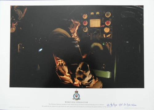 BOMBER COMMAND Signed 16x12 Ltd Ed Print WW2 AVRO LANCASTER  COA