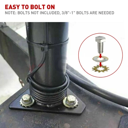 AU Electric Jack Stand Wheel 12v 1587kg Caravan Trailer Boat Stabilizer Leg HD - Picture 9 of 13