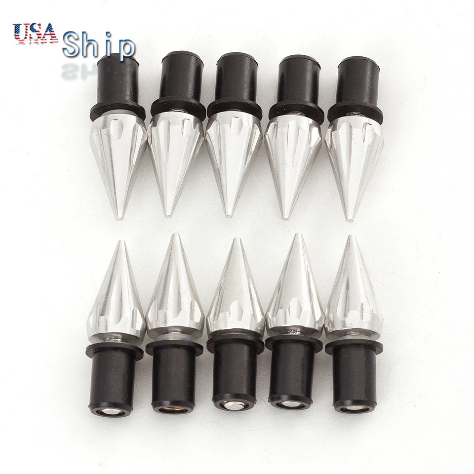 Универсальные серебряные болты с шипами для ветрового стекла M5 гайки для винтовых колодцев ветровое стекло 10 шт. - Изображение 2 из 4