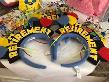 Happy Retirement Party Headbands 3 Pack - The Great PretendEars