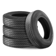 Set 4 4.80-8 Trailer Tires 6 PLY 4.80x8 480-8 Load Range C Cargo Tyres Tubeless
