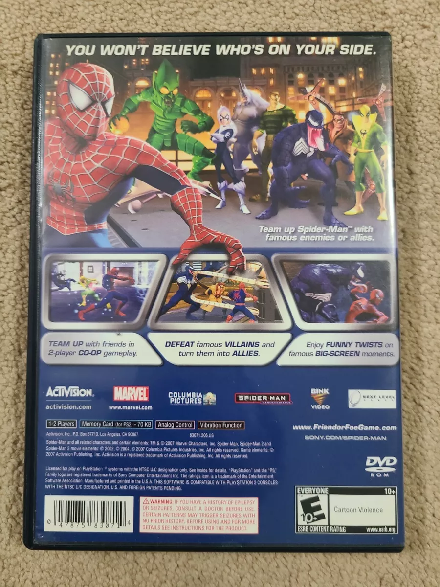 Spider-Man Friend or Foe C BL PS2