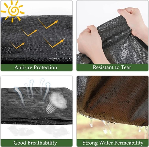 Heavy Duty Weed Membrane Weed Control Fabric Barrier Suppressant Garden Sheet UK - Picture 15 of 19