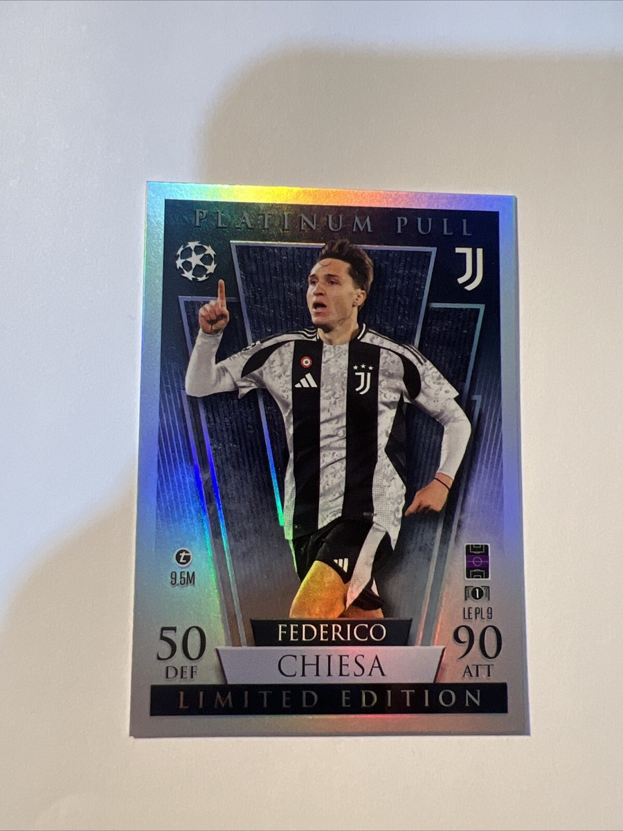 Federico Chiesa Match Attax 24/25 Platinum Pull Limited Edition