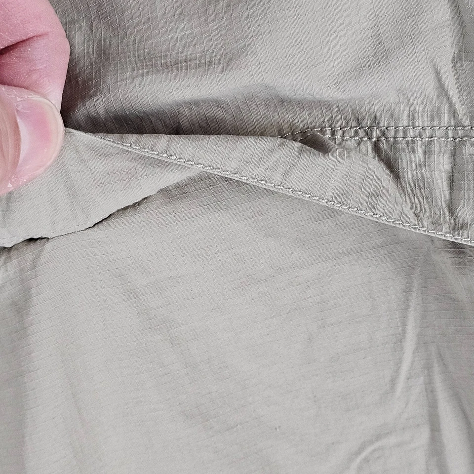 Camisa de pesca The North Face para hombre mediana beige Ripstop ventilada senderismo al aire libre Foto 3 de 4