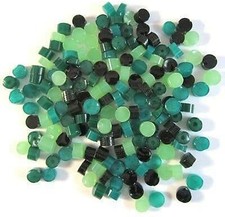 Minty Dots Assortment - 96 Coe Glass Fusing Supplies
