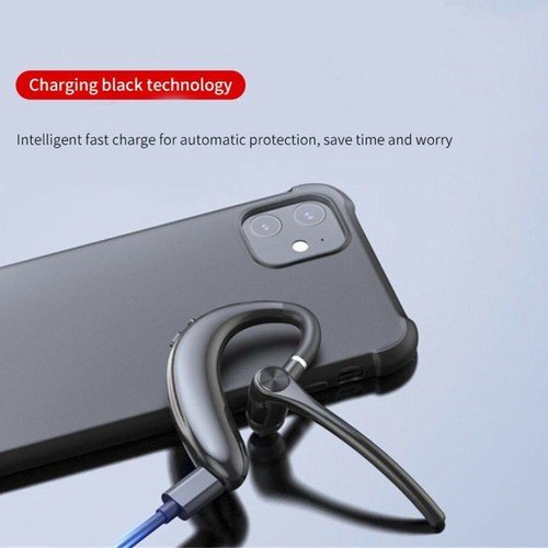 Wireless Earphone Bluetooth Driving Headset with Mic for iOS Android Phones - Photo 12 sur 14