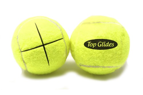 Pre-cut Walker Tennis Ball Glides - Any Color - 1 Pair - Afbeelding 1 van 17