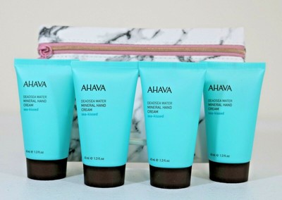4x Ahava-DEADSEA-WATER-Mineral-Hand-Cream-SEA-KISSED 1.3 fl-oz-(EACH)