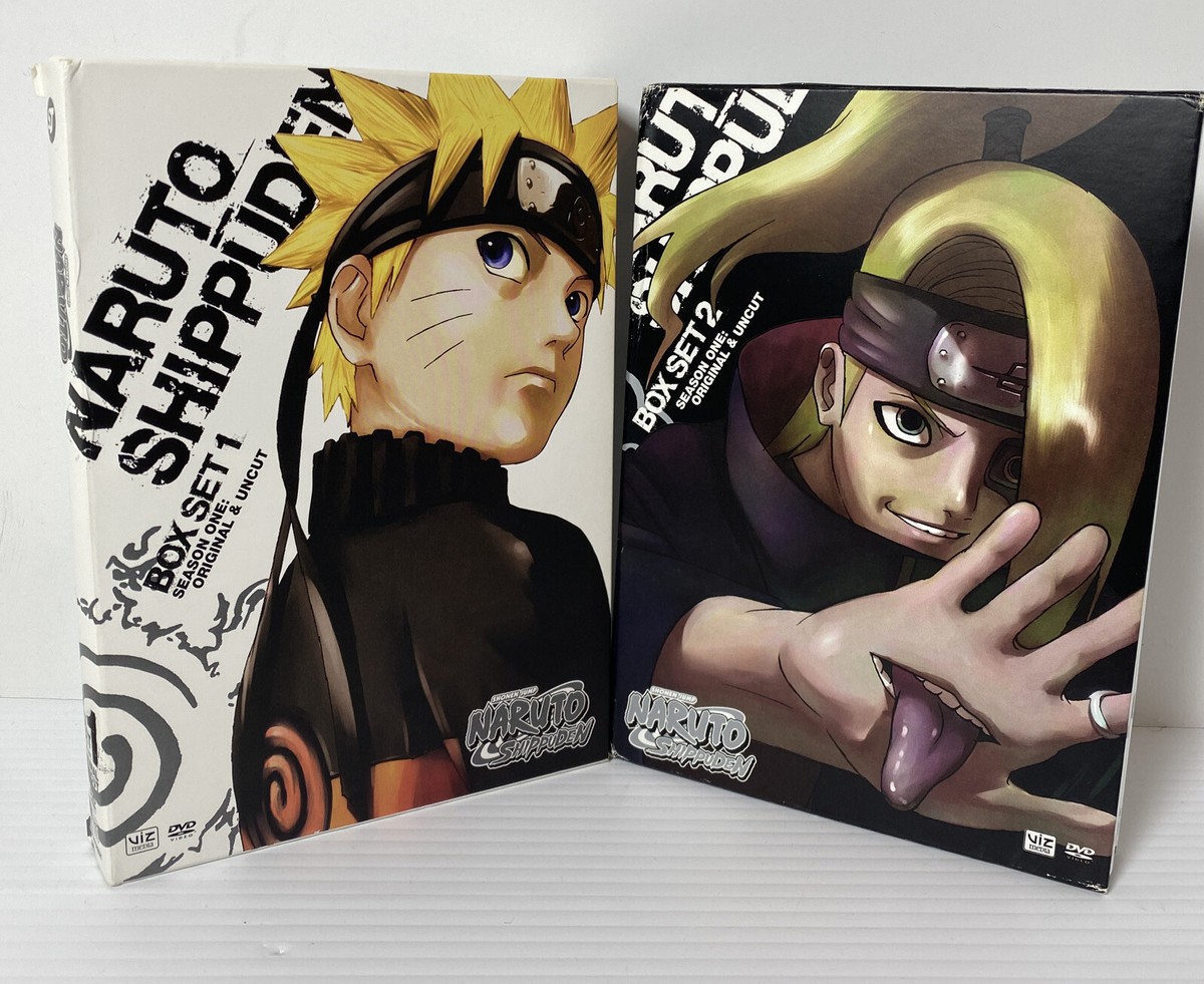 NARUTO DVD box 1・2 Naruto Shippuden - Box Set 1 & 2 - Original & Uncut (DVD