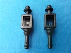 Playmobil Western - *2 black stagecoach/carriage lanterns