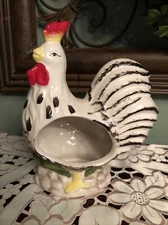 Ceramic Farmhouse Chicken Scrub Pad Holder By Home essentials
