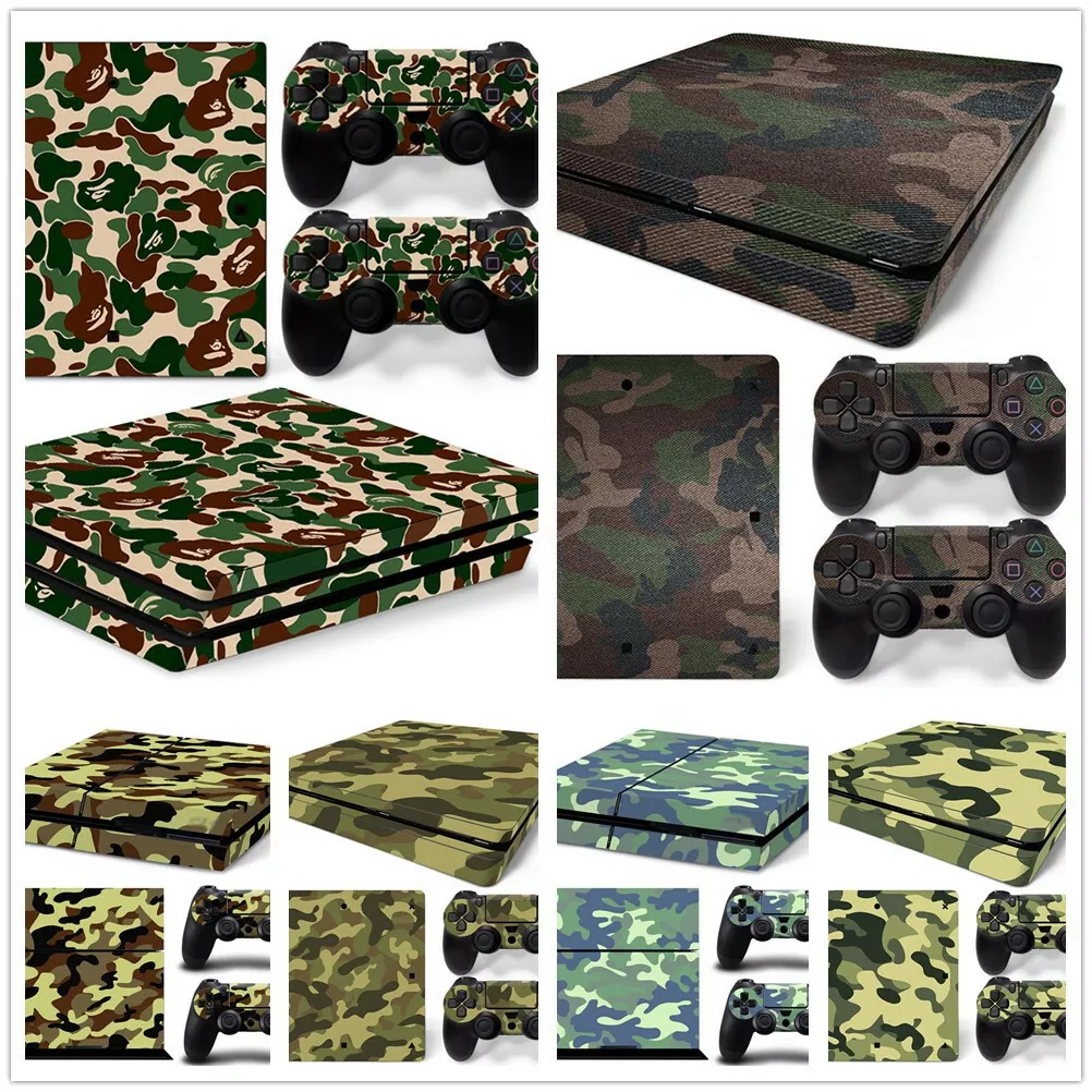 Skin Sticker For PS4 / /PRO PlayStation 4 2 Controller Camouflage | eBay