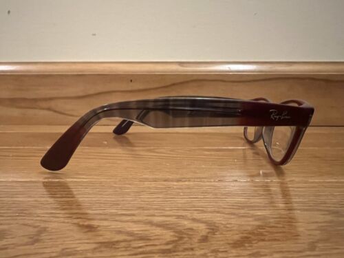 Ray Ban RB5184 5517 Gradient Bordeaux Red Clear Frame 50-18 Unknown Rx Hard Case - Picture 3 of 10