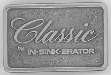 CLASSIC BY IN-SINK-ERATOR SPEC-CAST INC BELT BUCKLE 1319B