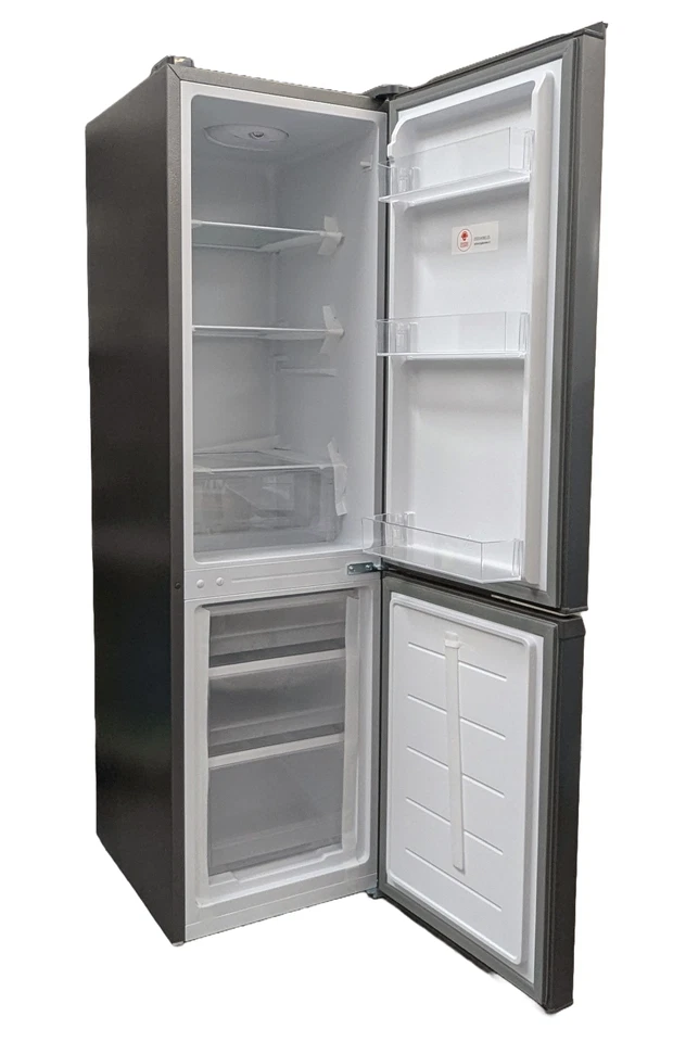 Frigorifero Stretto Slim Combinato AKAI LARGHEZZA 44 cm Classe E Grigio Silver - Immagine 2 di 4