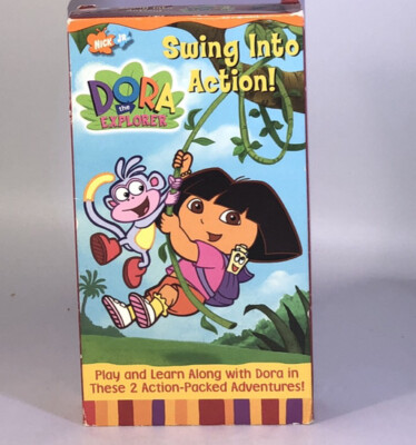 Dora the Explorer - Swing Into Action VHS 2001 Nick Jr Nickelodeon