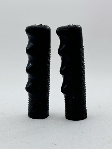 Vintage Hunt Wilde Muscle Bike Grips Black 70s 80s Old School BMX S01 - Picture 3 of 15