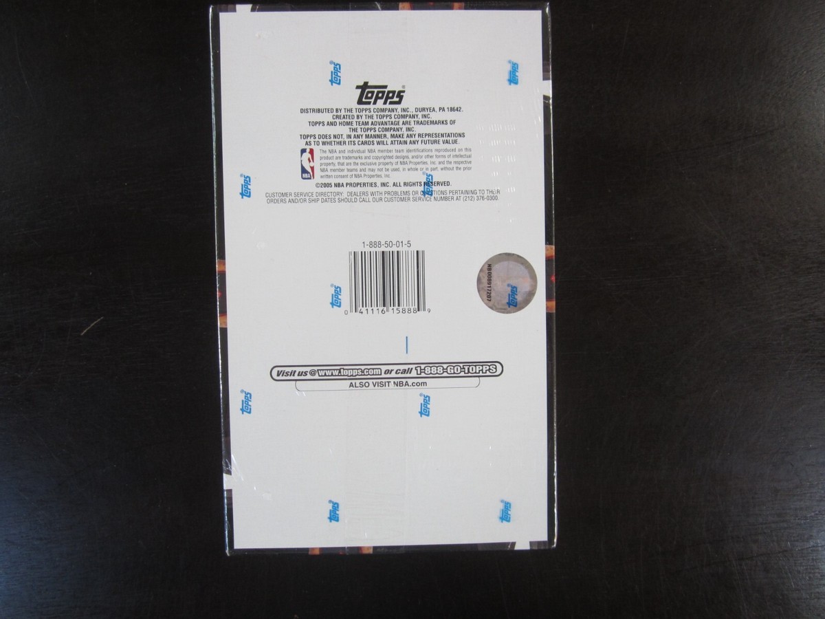 2005-06 Topps Basketball 1st Edition Factory Sealed Box 20 Packs