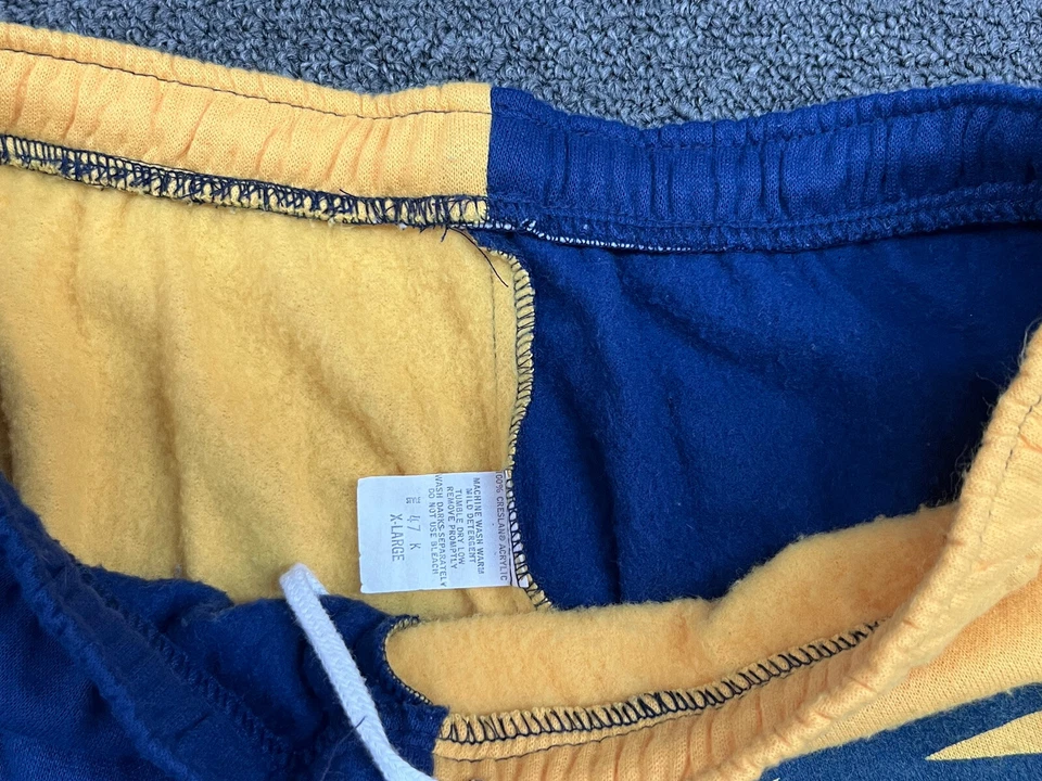 Pantalones cortos deportivos Michigan Wolverines vintage años 90 talla XL para hombre Foto 3 de 3