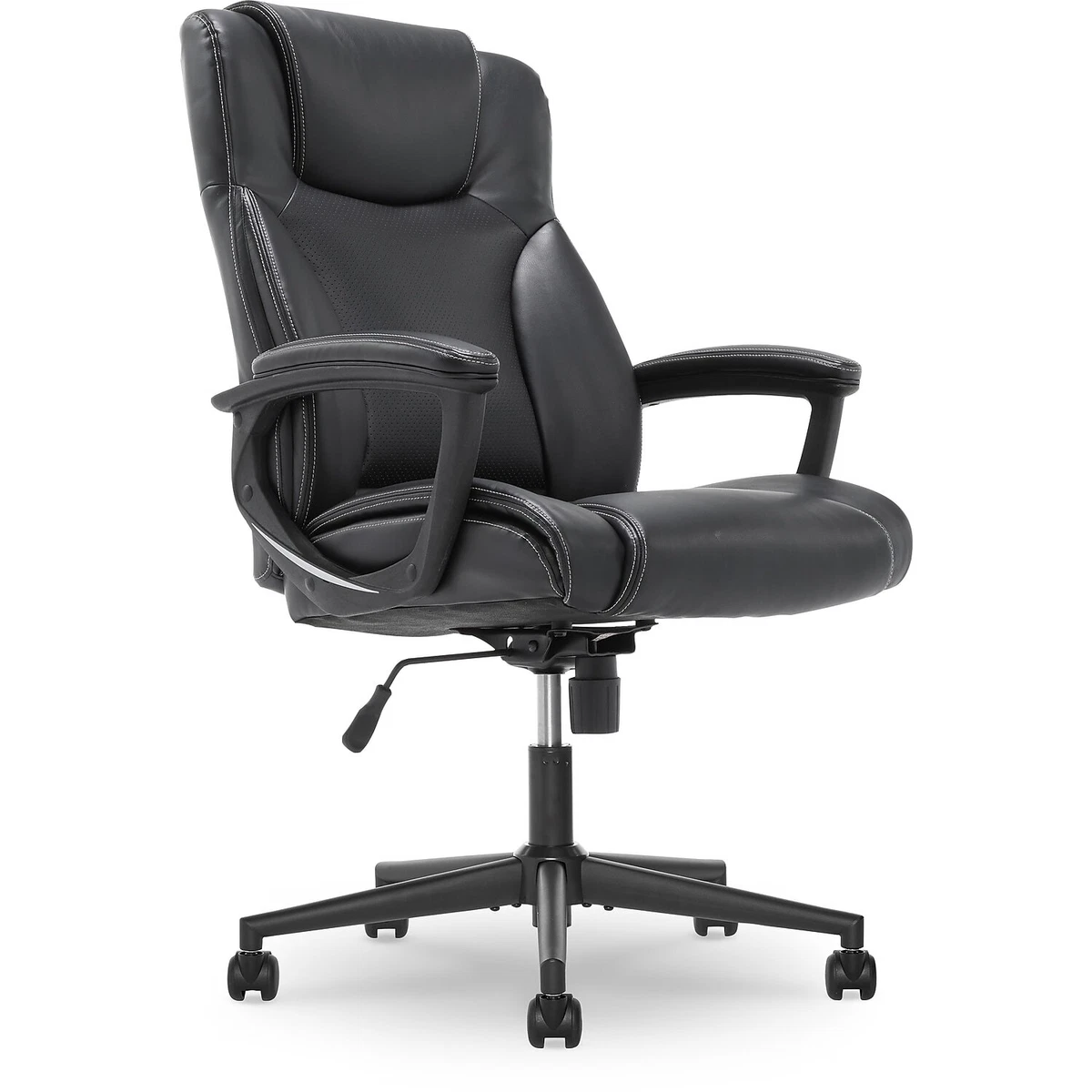 Serta Bonded Leather Executive Chair Black CHR200097 43672OSS eBay
