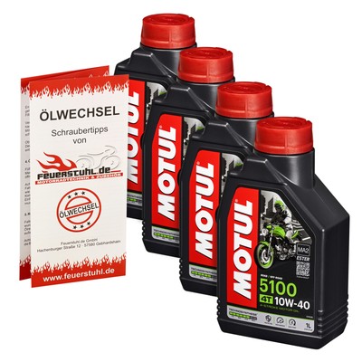 Motul 5100 Motoröl 10W40 t-syn. Triumph Sprint RS 2002-2004