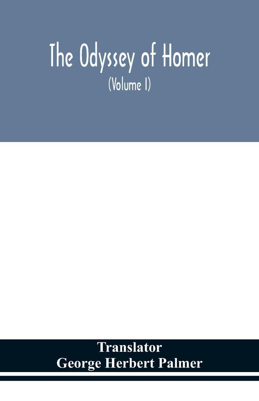 Thumbnail - The Odyssey Of Homer (volume I) | Taschenbuch | Englisch (2020) |