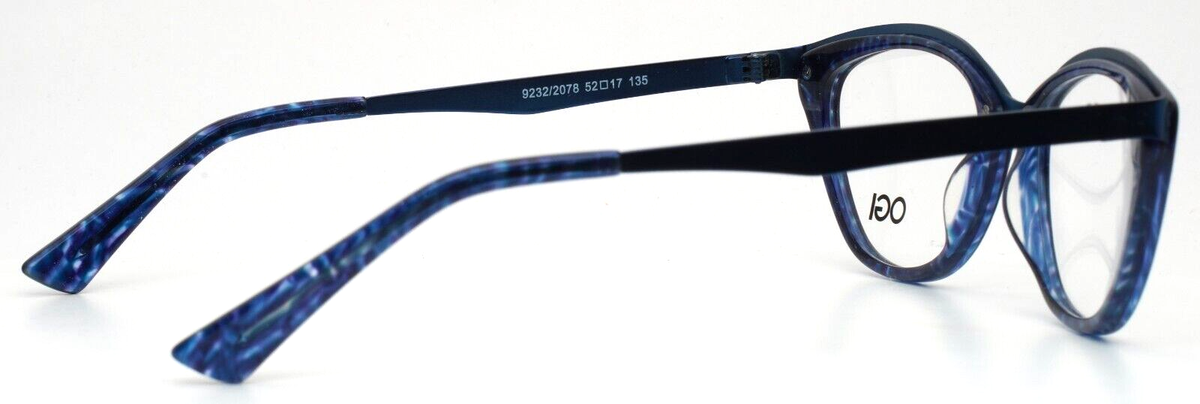 OGI Evolution 9232/2078 Blue Mystic Womens Cat Eye Eyeglasses 52