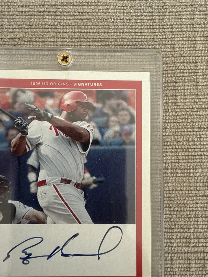 Карта с автографом Райана Ховарда 2004 Upper Deck Origins Phillies - Изображение 4 из 4
