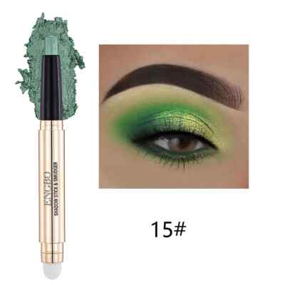 Wasserfester Lidschatten Glimmer Stick mit Smudger 18 Schimmerfarben