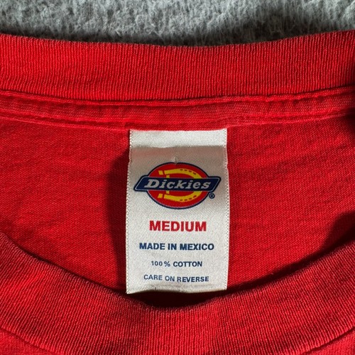 Dickies T Shirt Mens Medium Red Short Sleeve Graphic Tee Casual - Picture 3 of 7