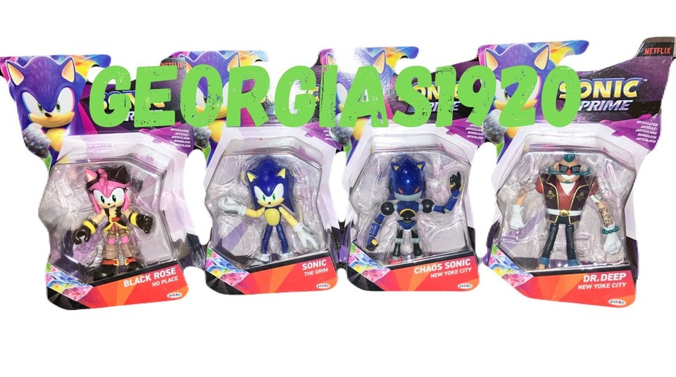2024 Jakks Sonic THE Hedgehog PRIME 5” Wave 3 CHAOS x DR DEEP x BLACK ROSE ! xx eBay