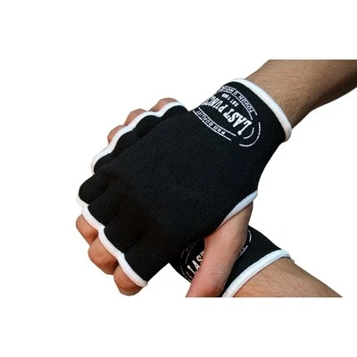 MMA Black Hand Wrap Training Gloves Large Gym Boxing Workout Last Punch usa ship