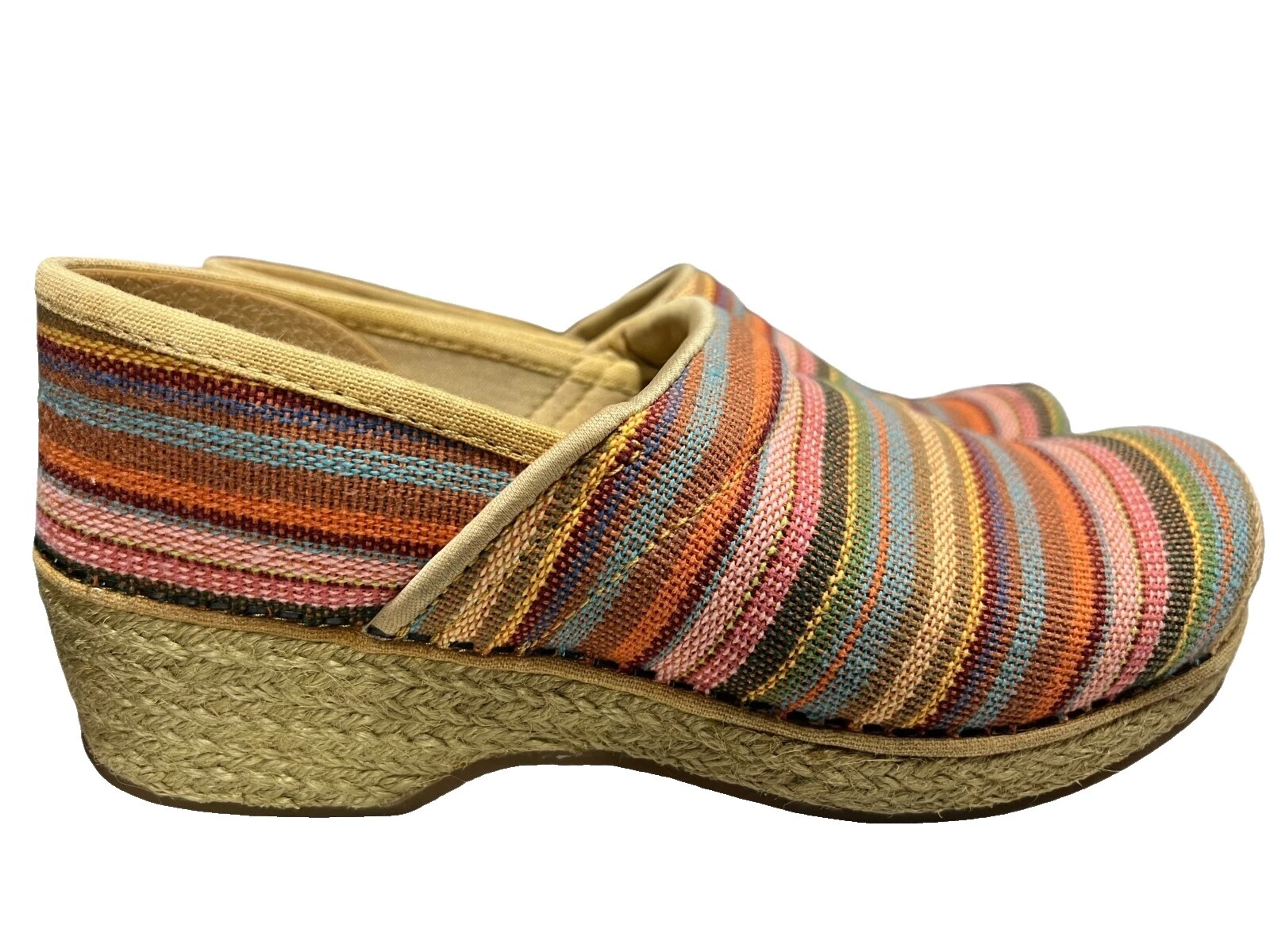 Zapatos Cómodos a Rayas Dansko Vegano para Mujeres