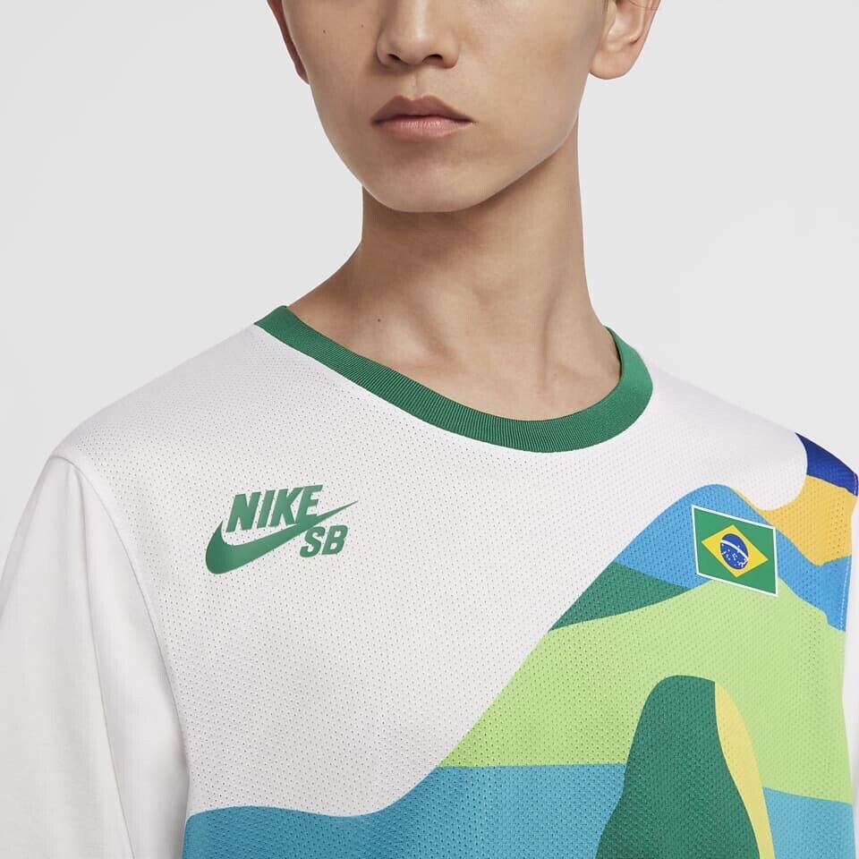 Nike SB Parra Olympic Brazil Kid's Skate Jersey